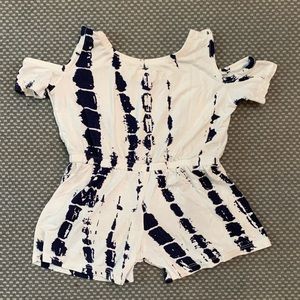 Rock-n-Beauty Cold Shoulder Romper